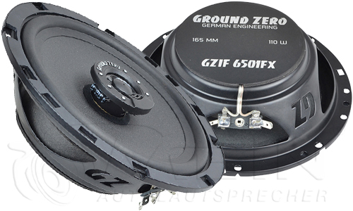 Ground Zero GZIF 6501FX 2-Wege Koax Lautsprecher für Peugeot Partner III (inkl. Einbauzubehör passend für Ihr Fahrzeug)