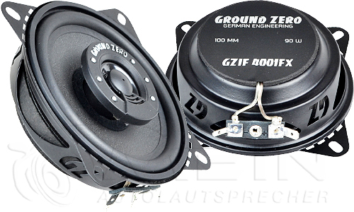 Ground Zero GZIF 4001FX 2-Wege Koax Lautsprecher für BMW 1er E81/E87 (inkl. Einbauzubehör passend für Ihr Fahrzeug)