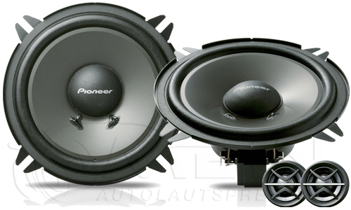 Pioneer TS-130CI 2-Wege Kompo Lautsprecher für Renault Espace IV (inkl. Einbauzubehör passend für Ihr Fahrzeug)