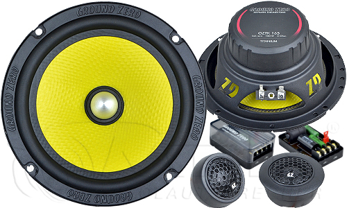 Ground Zero GZTC 165.2X 2-Wege Kompo Lautsprecher für VW T5 Multivan T5.2 (zzgl. Einbauzubehör von mein-autolautsprecher - passend zusammengestellt für Ihr Fahrzeug)