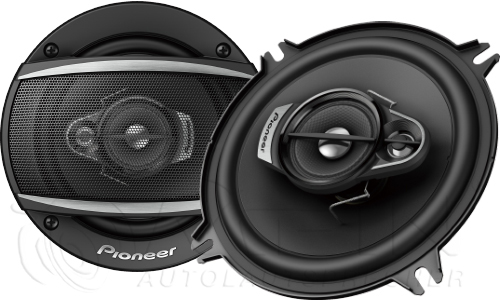 Pioneer TS-A1370F 3-Wege Triax Lautsprecher für Fiat Doblo 2 Typ 263 (inkl. Einbauzubehör passend für Ihr Fahrzeug)
