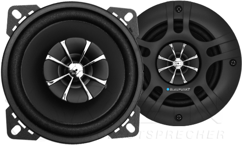 Blaupunkt GTx 402 ES 2-Wege Koax Lautsprecher für Renault Twizy  (zzgl. Einbauzubehör von mein-autolautsprecher - passend zusammengestellt für Ihr Fahrzeug)