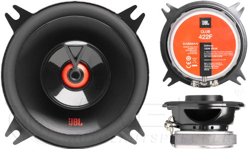JBL Club 422F 2-Wege Koax Lautsprecher für BMW 5er Touring E61 (zzgl. Einbauzubehör von mein-autolautsprecher - passend zusammengestellt für Ihr Fahrzeug)