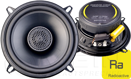 Ground Zero GZRF 5.2SQX 2-Wege Koax Lautsprecher für Citroen ZX  (zzgl. Einbauzubehör von mein-autolautsprecher - passend zusammengestellt für Ihr Fahrzeug)