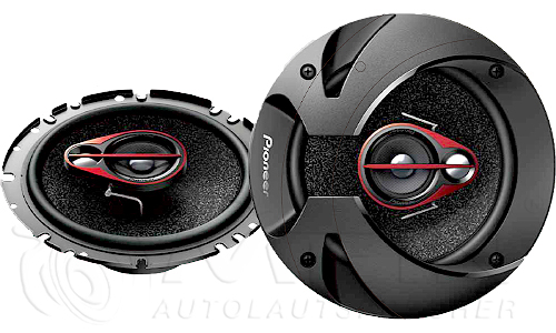 Pioneer TS-R1750S 3-Wege Triax Lautsprecher für Mercedes C-Klasse Limousine W204 (inkl. Einbauzubehör passend für Ihr Fahrzeug)