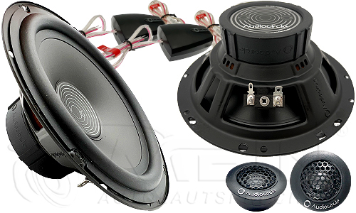 Audiocircle SL-C6.2 2-Wege Kompo Lautsprecher für Peugeot Expert 3 (inkl. Einbauzubehör passend für Ihr Fahrzeug)