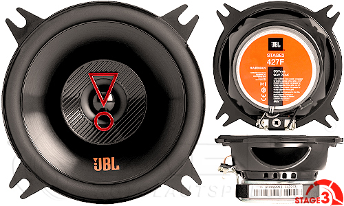 JBL Stage3 427F 2-Wege Koax Lautsprecher für BMW 3er Touring E91 (zzgl. Einbauzubehör von mein-autolautsprecher - passend zusammengestellt für Ihr Fahrzeug)