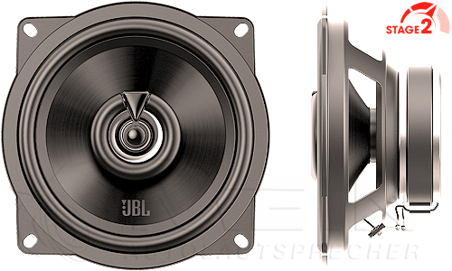 JBL Stage2 55F 2-Wege Koax Lautsprecher für Mercedes M-Klasse W164 (zzgl. Einbauzubehör von mein-autolautsprecher - passend zusammengestellt für Ihr Fahrzeug)