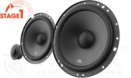 JBL Stage1 601C 2-Wege Kompo Lautsprecher für BMW Mini Roadster II R59 (zzgl. Einbauzubehör von mein-autolautsprecher - passend zusammengestellt für Ihr Fahrzeug)
