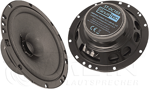 Sinustec ST-DC165 1-Weg Dualcone Lautsprecher für Mercedes Vaneo W414 (zzgl. Einbauzubehör von mein-autolautsprecher - passend zusammengestellt für Ihr Fahrzeug)